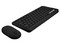 Kik Perfect Choice, Teclado y mouse inalámbrico ergonómico, Froyo, 1000 dpi, color negro.