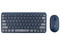 Kit de Teclado y Mouse Inalámbrico Perfect Choice PC-201458, 1000DPI, Bluetooth, Receptor USB. Color Azul. (Versión en Español).
