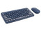 Kit de Teclado y Mouse Inalámbrico Perfect Choice PC-201458, 1000DPI, Bluetooth, Receptor USB. Color Azul. (Versión en Español).