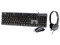 Teclado, Mouse y Audífonos Perfect Choice Combo para Oficina PC-201700 , USB, 3.5mm. Color Gris. (Teclado Versión en Español).