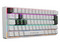 Teclado Gamer Mecánico Primus Gaming BALLISTA61T PKS-060W-S, USB, RGB, (Versión en Español). Color Blanco.