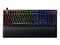 Teclado Optomecánico Gamer Razer Huntsman V2 Analog, con interruptores ópticos analógicos, Español, reposamuñecas, Control Giratorio Digital, 4 Teclas Multimedia, Iluminación Razer Chroma RGB. Color Negro.