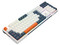 Teclado Gamer Mecánico Redragon Trundle K668, RGB, USB Tipo C. Color Blanco. (Versión en Inglés).