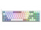 Teclado Mecánico Compacto Redragon Pollux K628, RGB, USB Tipo C. Color Blanco. (Versión en Inglés)