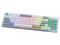 Teclado Mecánico Compacto Redragon Pollux K628, RGB, USB Tipo C. Color Blanco. (Versión en Inglés)