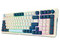 Teclado Mecánico Inalámbrico Redragon Eisa Pro K686, RGB, Bluetooth 5.0, Receptor USB. Color Blanco. (Versión en Inglés)