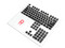 Set de Keycaps Redragon Scarab A130 para Teclado Mecánico, Doble Disparo, Versión en Inglés, Color Negro.