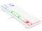 Teclado Mecánico Gamer Redragon Kumara K552W RGB, USB, Español. Color Blanco.