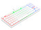 Teclado Mecánico Gamer Redragon Kumara K552W RGB, USB, Español. Color Blanco.