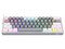 Telcado Mecanico Redragon Fizz Pro, RGB, Switch RED, Color Blanco.