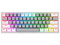 Telcado Mecanico Redragon Fizz Pro, RGB, Switch RED, Color Blanco.