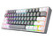 Telcado Mecanico Redragon Fizz Pro, RGB, Switch RED, Color Blanco.