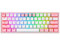 Teclado Mecánico Gamer Redragon Fizz Pro K616-RGB, Bluetooth, Color Rosa/blanco. (Versión en Inglés)