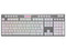 Teclado Mecánico Gamer Redragon Horus K619W, Iluminación RGB, Switch RED, USB, Español, Color Blanco.