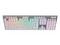 Teclado Mecánico Gamer Redragon Horus K618, Iluminación RGB, Switch RED, USB. Color Blanco.
