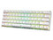 Teclado Mecánico Redragon Dragonborn K630W, Iluminación RGB, Brown Switch, Color Blanco.