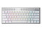 Teclado Mecánico Inalámbrico Redragon Mini Horus K632W, RGB, Bluetooth 5.0, USB, Red Switch Ultra. Color Blanco.