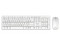 Kit de Teclado y Mouse Stylos STPKTM5W, Inalámbrico, Receptor USB, Color Blanco.