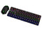 Kit de Teclado y Mouse Gamer T-Dagger Advance Force T-TGS005, Iluminación RGB, USB de 1.6m, Switch Rojo. Color Negro. (Versión en Español).