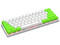 Teclado Gamer Mecánico T-Dagger Arena T-TGK321, Iluminación RGB, USB. Color Blanco y Verde. (Versión en Inglés).