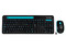 Kit De Teclado y Mouse Inalámbrico TechZone, Receptor USB. Color Negro.