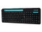 Kit De Teclado y Mouse Inalámbrico TechZone, Receptor USB. Color Negro.