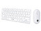 Kit de Mini Teclado y Mouse TechZone Young Pop White, Receptor USB, Español. Color Blanco.