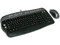 KIT TrueBasix de Teclado, Mouse Óptico y Bocinas. Color Negro/Plateado
