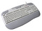 Teclado TrueBasix TXT-2800 Multimedia, PS/2, Color Beige con Gris.