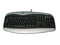 Teclado TrueBasix TXT-3500 Multimedia, PS/2, Color Negro con Plateado.