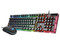 Teclado y Mouse Gamer Trust GXT Azor, Iluminación LED, USB. Color Negro.