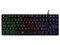 Teclado Gamer Vorago KB-503, iluminación RGB, USB. Color Negro.