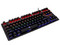 Teclado Mecánico Gamer Vortred Alpha, Iluminación LED RGB, USB. Color Negro.