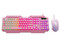 Kit de Teclado y Mouse Xtech XTK-540S con Retroiluminación LED, USB.