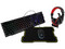 Kit de Teclado Gamer Yeyian Hydra, RGB.
Incluye Mouse Gamer RGB de 2400 dpi,
Audifonos Tipo Diadema de 3.5mm y
MousePad de Caucho.