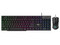 Kit de teclado y mouse gamer Yeyian Phoenix 2000, iluminación LED, USB.