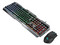 Kit de teclado y mouse gamer Yeyian Phoenix 3000, iluminación LED, USB.