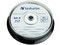 Blu-ray Disc BD-R Verbatim de 25GB, 4X, 10 piezas.