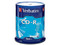 CD-R Verbatim, 700MB, 52x, 1 torre con 100 piezas.