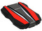 Disco Duro Portátil ADATA Warrior of Light HD770G de 2 TB a prueba de agua y golpes, USB 3.0. Color Rojo.