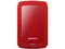 Disco duro externo ADATA HV300 de 1 TB, USB 3.1. Color Rojo.
