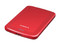 Disco Duro Portátil ADATA HV300 de 2 TB, USB 3.0. Color rojo.