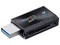 Unidad de Estado Sólido Portátil Adata de 512GB, USB 3.2 Tipo C, Lectura y Escritura de 600 MB/s, Color Negro.