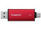 Unidad de Estado Sólido Portátil Kingston Dual Portable de 1TB, USB Tipo A, USB Tipo C 3.2 Gen 2, Velocidad de Lectura de 1050MB/s, Velocidad de Escritura de 950MB/s, Color Rojo.