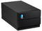 Disco duro externo Seagate LaCie RAID de capacidad de hasta 48TB (Incluye 2 HDD de 14TB), USB 3.1 Tipo C. Color Negro.