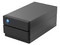 Disco duro externo Seagate LaCie RAID de capacidad de hasta 48TB (Incluye 2 HDD de 14TB), USB 3.1 Tipo C. Color Negro.