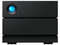 Disco duro externo Seagate LaCie RAID de capacidad de hasta 48TB (Incluye 2 HDD de 14TB), USB 3.1 Tipo C. Color Negro.