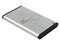 Disco Duro SATA Externo Transcend StoreJet 2.5 de 250 GB, USB 2.0. Color Plateado