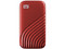 Unidad de Estado Sólido Externa Western Digital My Passport de 1TB, USB 3.2, USB-C. Color Rojo.