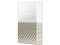 Disco Duro Portátil Western Digital My Passport Ultra de 2 TB, USB 3.0. Color blanco/dorado.